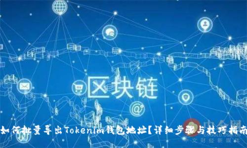 如何批量导出Tokenim钱包地址？详细步骤与技巧指南